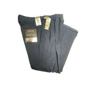Haggar 34x29 Dress Pants Navy Blue - New With Tags